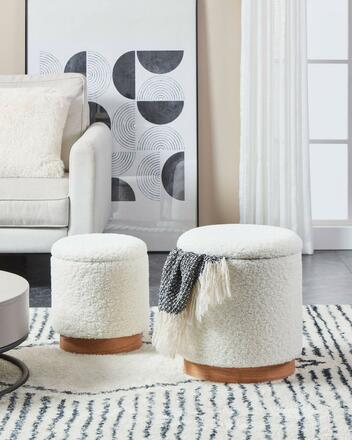 LIVING Taburet 2 velikosti MASHIKE 424029