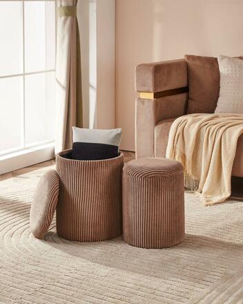 LIVING Taburet 2 velikosti VAVATENINA 424139