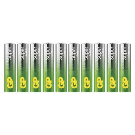 EMOS Alkalická baterie GP Super AAA (LR03), 10 ks B0111G