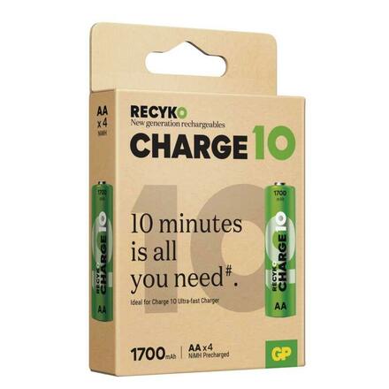 EMOS Nabíjecí baterie GP ReCyko Charge 10 AA (HR6), 4 ks B24294