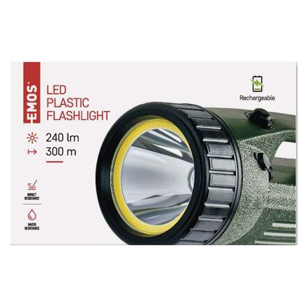 EMOS Nabíjecí svítilna LED + COB model 3810 10W 1433010070