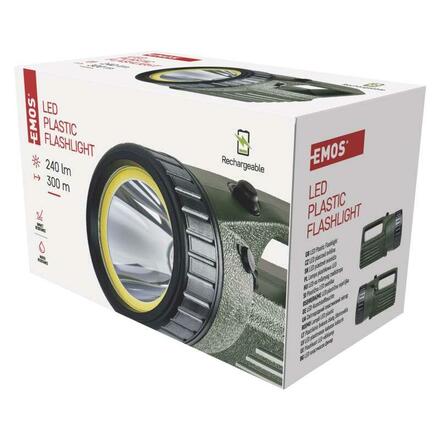 EMOS Nabíjecí svítilna LED + COB model 3810 10W 1433010070