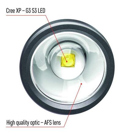 EMOS CREE LED nabíjecí kov. svítilna Ultibright 80 P3180, 600lm P3180
