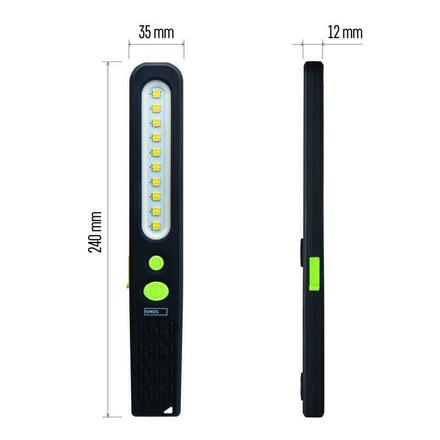 EMOS SMD LED + LED nabíjecí svítilna P4538, 700 lm, 1200 mAh P4538