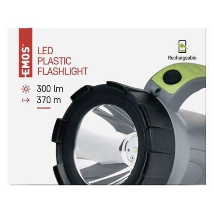 EMOS LED nabíjecí svítilna P2311, 300 lm, 2400 mAh P2311