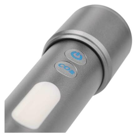 EMOS LED nabíjecí kovová svítilna, 600 lm, 1 200 mAh P3118