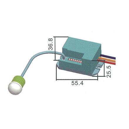 EMOS PIR senzor (pohybové čidlo) IP20 800W, bílý G1110