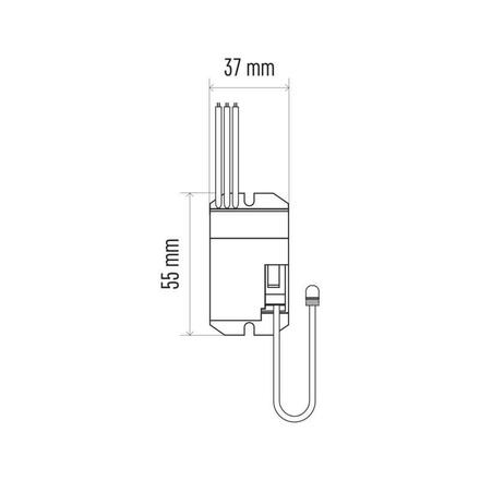 EMOS PIR senzor (pohybové čidlo) IP20 800W, bílý G1110