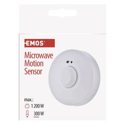 EMOS MW senzor (pohybové čidlo)  IP20 C 1200W bílý 1454012100