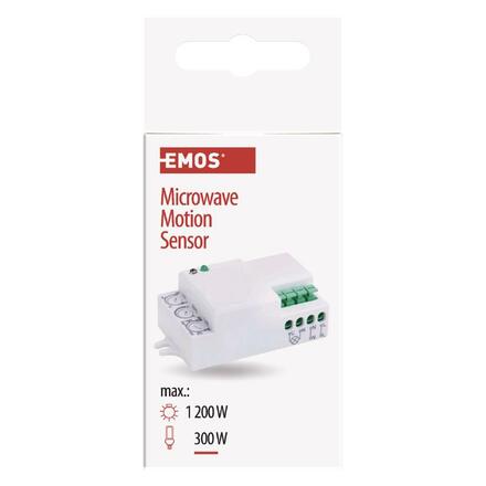 EMOS MW senzor (pohybové čidlo)  IP20 B 1200W bílý 1454014100