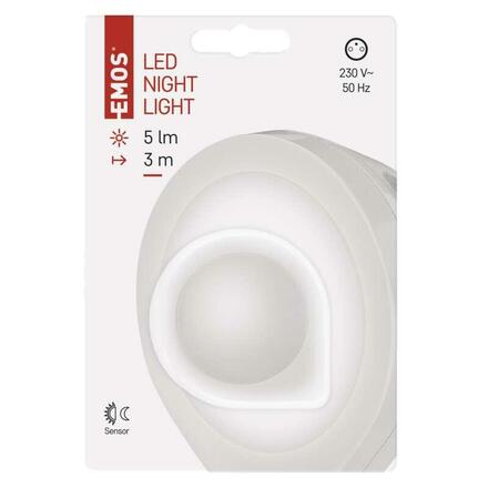 EMOS LED noční světlo P3314 s fotosenzorem do zásuvky P3314