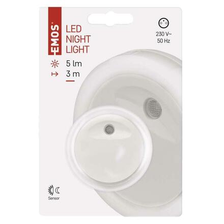 EMOS LED noční světlo P3315 s fotosenzorem do zásuvky P3315