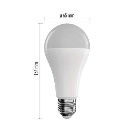 EMOS Chytrá LED žárovka GoSmart A65 / E27 / 14 W (94 W) / 1 400 lm / RGB / stmívatelná / Wi-Fi ZQW516R