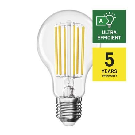 EMOS LED žárovka Filament A60 A CLASS / E27 / 7,2 W (100 W) / 1521 lm / neutrální bílá ZF5168