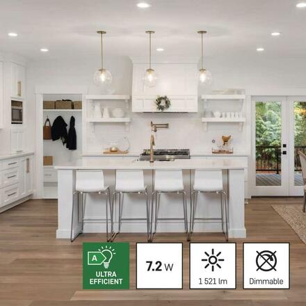 EMOS LED žárovka Filament A60 A CLASS / E27 / 7,2 W (100 W) / 1521 lm / neutrální bílá ZF5168