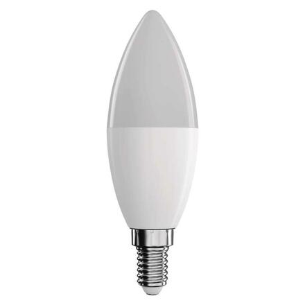 EMOS Chytrá LED žárovka GoSmart svíčka / E14 / 4,8 W (40 W) / 470lm / RGB / stmívatelná / Wi-Fi ZQW322R