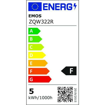 EMOS Chytrá LED žárovka GoSmart svíčka / E14 / 4,8 W (40 W) / 470lm / RGB / stmívatelná / Wi-Fi ZQW322R