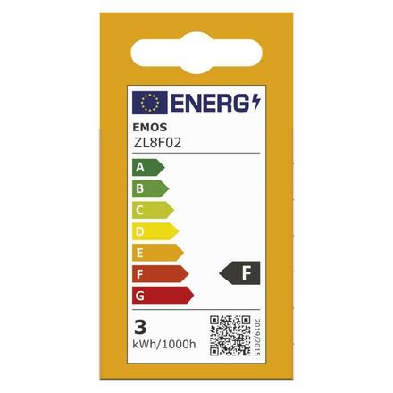 EMOS LED žárovka Basic MR16 / GU10 / 2,9 W (25 W) / 250 lm / teplá bílá ZL8F02