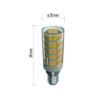 EMOS Lighting LED žárovka Classic JC A++  4,5W E14 teplá bílá 1525731208