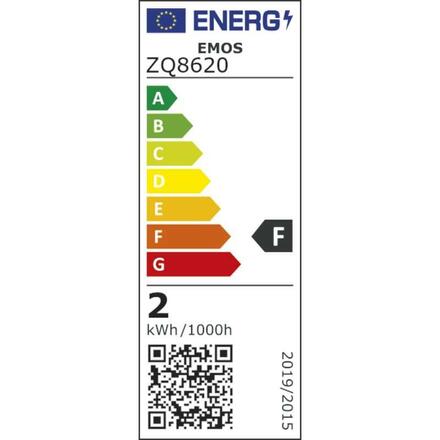 EMOS LED žárovka Classic JC A++ 2W G4 teplá bílá 1525735201