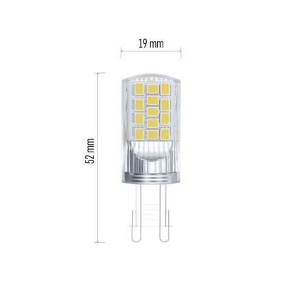 EMOS LED žárovka Classic JC / G9 / 4 W (40 W) / 470 lm / teplá bílá ZQ9544