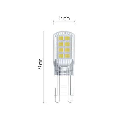 EMOS LED žárovka Classic JC / G9 / 2,5 W (32 W) / 350 lm / neutrální bílá ZQ9536