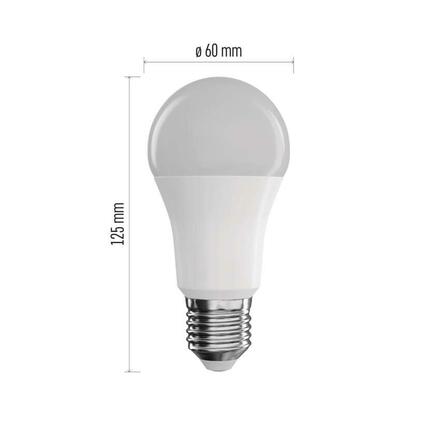 EMOS Chytrá LED žárovka GoSmart A60 / E27 / 11 W (75 W) / 1 050 lm / RGB / stmívatelná / Zigbee ZQZ515R