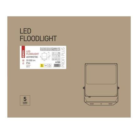 EMOS LED reflektor ASIMO 300 W, černý, neutrální bílá ZS1300A