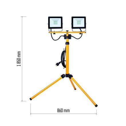 EMOS Lighting LED reflektor HOBBY SLIM, 2× 30W + trojnožka 1531223120