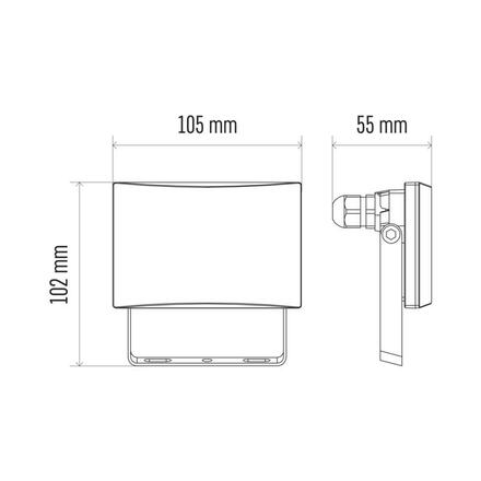 EMOS LED reflektor TAMBO, 10W ZS2511