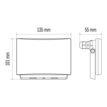 EMOS LED reflektor TAMBO, 20W ZS2521