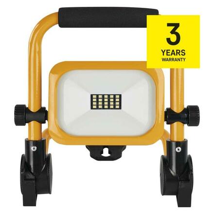 EMOS LED reflektor ACCO nabíjecí, přenosný, 10 W, žlutý, studená bílá ZS2812