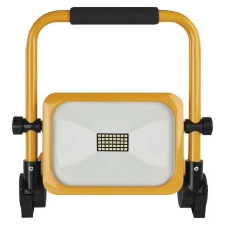 EMOS LED reflektor ACCO nabíjecí, přenosný, 20 W, žlutý, studená bílá ZS2822