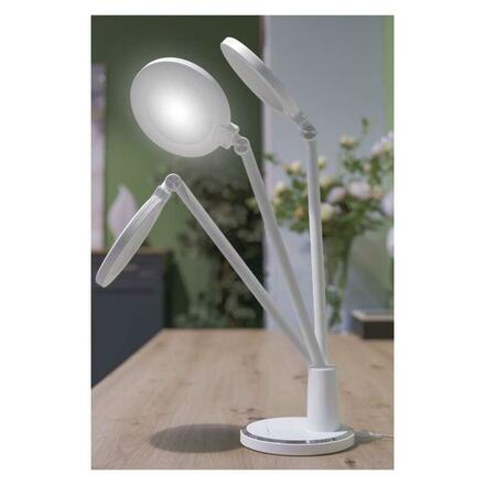 EMOS LED stolní lampa WESLEY, bílá Z7620W