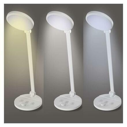 EMOS LED stolní lampa CHARLES, bílá Z7628W