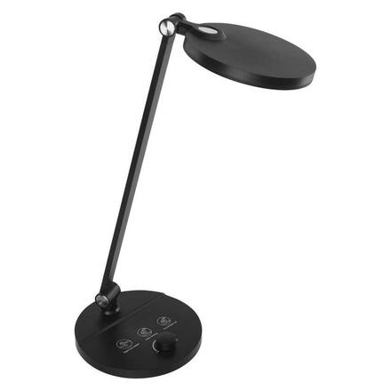 EMOS LED stolní lampa CHARLES, černá Z7628B