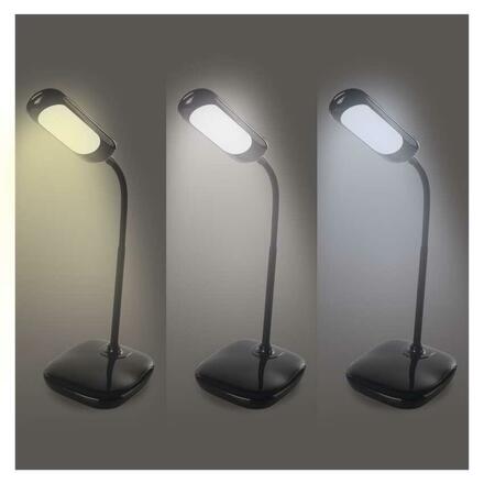 EMOS LED stolní lampa LILY, černá Z7629B