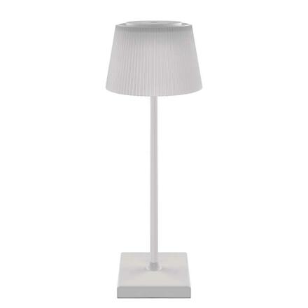 EMOS LED stolní lampa KATIE, nabíjecí, bílá Z7630W