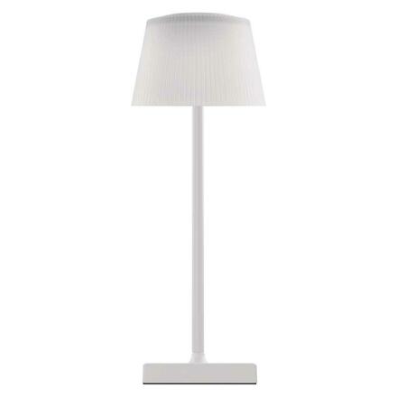 EMOS LED stolní lampa KATIE, nabíjecí, bílá Z7630W