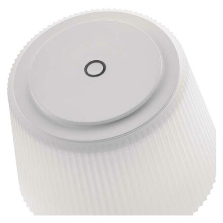 EMOS LED stolní lampa KATIE, nabíjecí, bílá Z7630W
