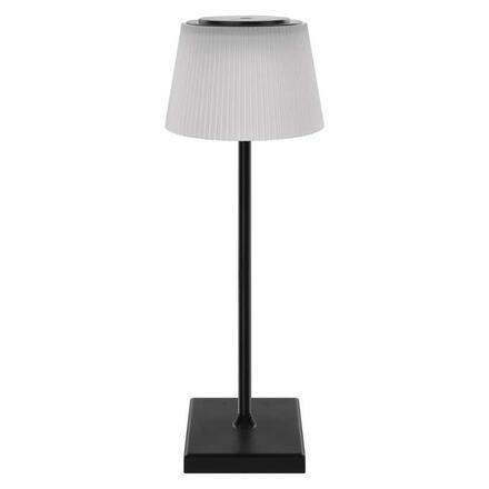 EMOS LED stolní lampa KATIE, nabíjecí, černá Z7630B
