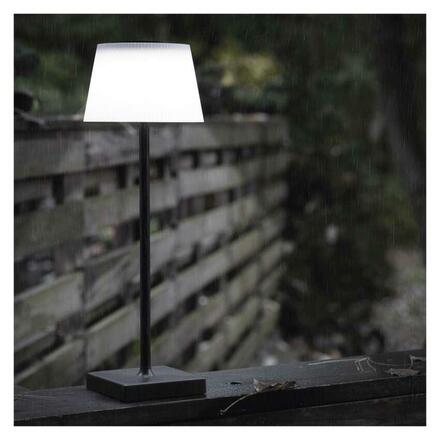 EMOS LED stolní lampa KATIE, nabíjecí, černá Z7630B