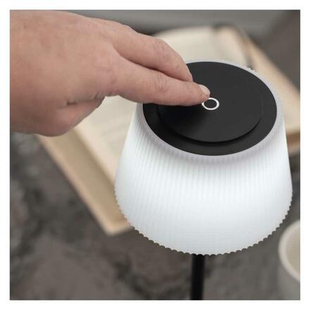 EMOS LED stolní lampa KATIE, nabíjecí, černá Z7630B
