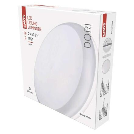 EMOS LED přisazené svítidlo Dori, kruh 24W neutrální bílá IP54 1539043060