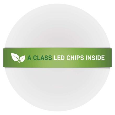 EMOS LED přisazené svítidlo TIVI, A CLASS, kruhové bílé 11W, IP44, neutrální bílá ZM3407
