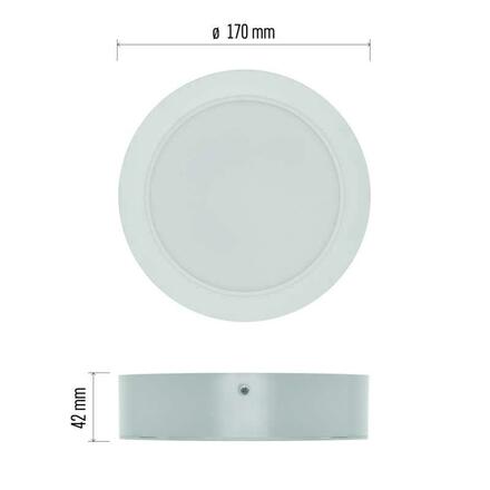 EMOS LED svítidlo RUBIC 17 cm, 18 W, neutrální bílá ZM5442