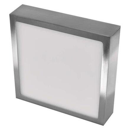 EMOS LED svítidlo NEXXO broušený nikl, 17 x 17 cm, 12,5 W, teplá/neutrální bílá ZM6233