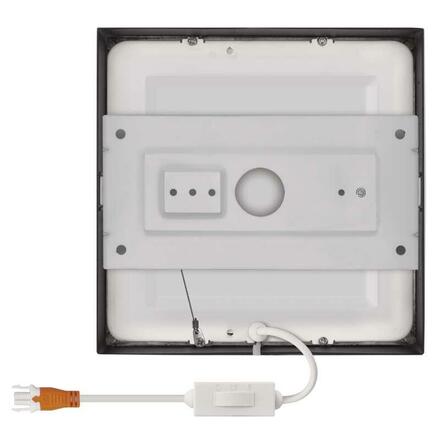 EMOS LED svítidlo NEXXO černé, 17 x 17 cm, 12,5 W, teplá/neutrální bílá ZM6333