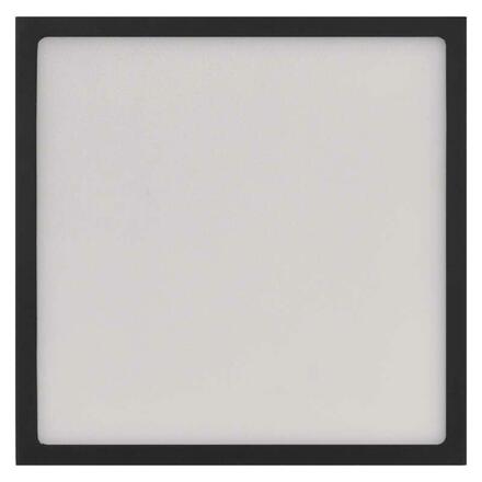EMOS LED svítidlo NEXXO černé, 22,5 x 22,5 cm, 21 W, teplá/neutrální bílá ZM6343
