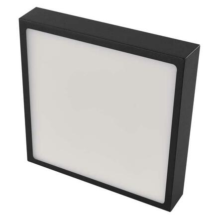 EMOS LED svítidlo NEXXO černé, 22,5 x 22,5 cm, 21 W, teplá/neutrální bílá ZM6343